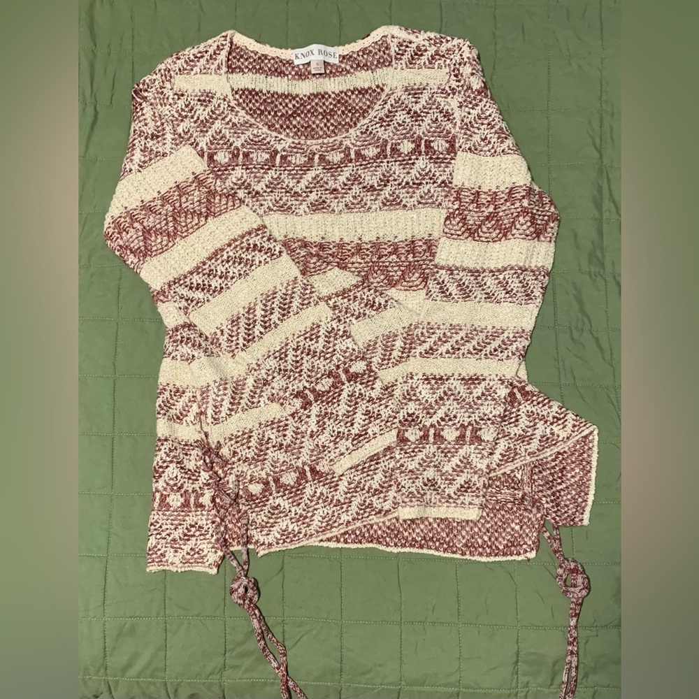 NWT Knox Rose Long Sleeve Sweater Size S